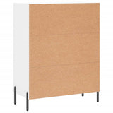 White sideboard 69.5x34x90 cm engineered wood