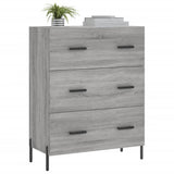 Buffet sonoma gris 69,5x34x90 cm bois d'ingénierie