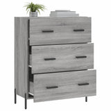 Sonoma gray sideboard 69.5x34x90 cm engineered wood