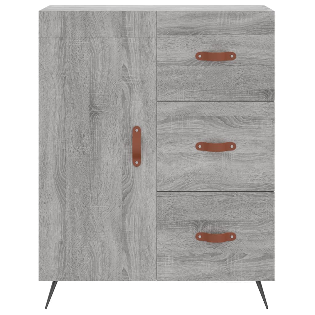 Buffet sonoma gris 69,5x34x90 cm bois d'ingénierie