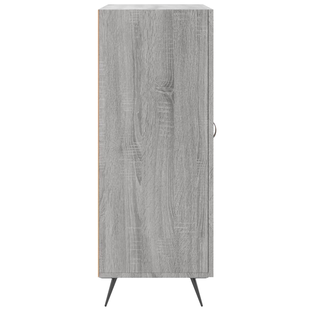 Sonoma gray sideboard 69.5x34x90 cm engineered wood