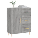 Sonoma gray sideboard 69.5x34x90 cm engineered wood