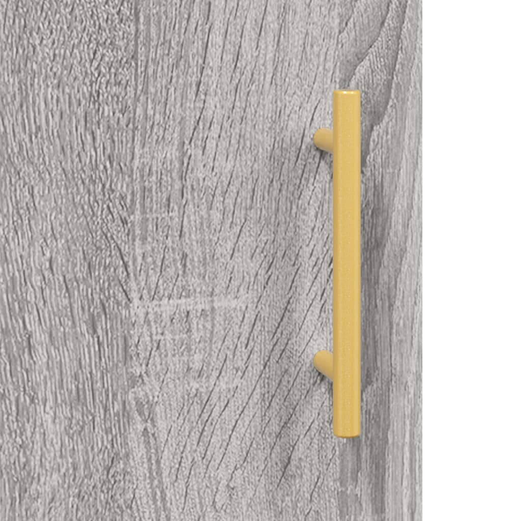 Sonoma gray sideboard 69.5x34x90 cm engineered wood