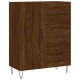 Brown oak sideboard 69.5x34x90 cm engineered wood