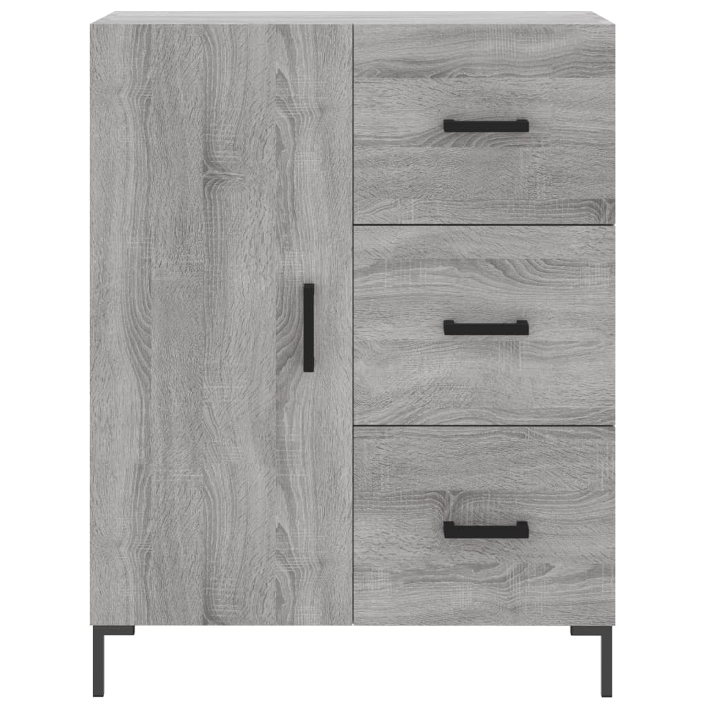 Buffet sonoma gris 69,5x34x90 cm bois d'ingénierie