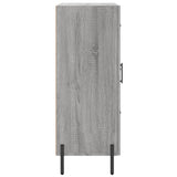 Sonoma graues Sideboard 69,5 x 34 x 90 cm, Holzwerkstoff