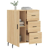 Sideboard aus Sonoma-Eiche, 69,5 x 34 x 90 cm, Holzwerkstoff