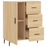 Sideboard aus Sonoma-Eiche, 69,5 x 34 x 90 cm, Holzwerkstoff