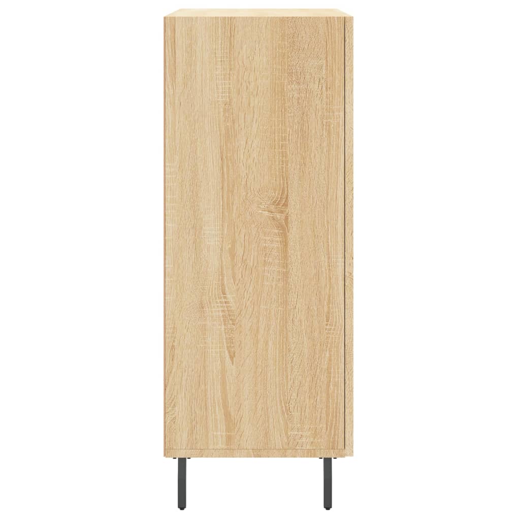 Sideboard aus Sonoma-Eiche, 69,5 x 34 x 90 cm, Holzwerkstoff