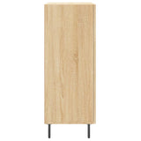 Sideboard aus Sonoma-Eiche, 69,5 x 34 x 90 cm, Holzwerkstoff