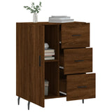 Brown oak sideboard 69.5x34x90 cm engineered wood