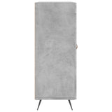 Concrete gray sideboard 69.5x34x90 cm engineered wood