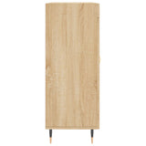 Sideboard aus Sonoma-Eiche, 69,5 x 34 x 90 cm, Holzwerkstoff