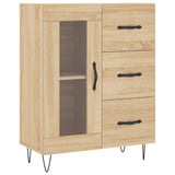 Sonoma oak sideboard 69.5x34x90 cm engineered wood