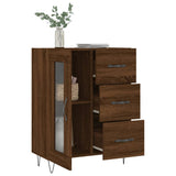 Sideboard aus brauner Eiche, 69,5 x 34 x 90 cm, Holzwerkstoff