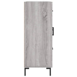 Sonoma graues Sideboard 69,5 x 34 x 90 cm, Holzwerkstoff