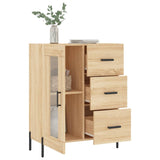 Buffet chêne sonoma 69,5x34x90 cm bois d'ingénierie