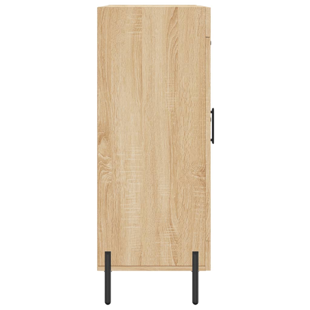 Buffet chêne sonoma 69,5x34x90 cm bois d'ingénierie