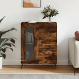 Smoked oak sideboard 69.5x34x90 cm engineered wood