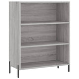 Armoire à étagères sonoma gris 69,5x32,5x90cm bois d'ingénierie