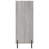 Armoire à étagères sonoma gris 69,5x32,5x90cm bois d'ingénierie