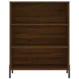 Armoire à étagères chêne marron 69,5x32,5x90 cm bois ingénierie