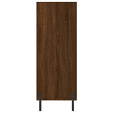 Armoire à étagères chêne marron 69,5x32,5x90 cm bois ingénierie