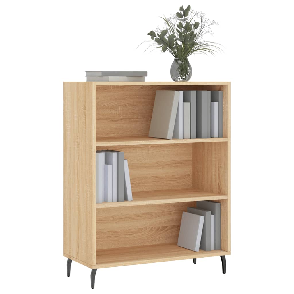 Armoire à étagères chêne sonoma 69,5x32,5x90 cm bois ingénierie