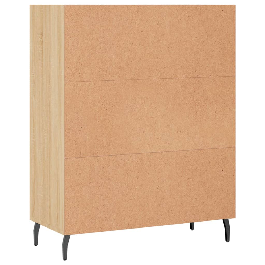 Armoire à étagères chêne sonoma 69,5x32,5x90 cm bois ingénierie