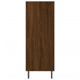 Armoire à étagères chêne marron 69,5x32,5x90 cm bois ingénierie