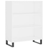 Armoire à étagères blanc 69,5x32,5x90 cm bois d'ingénierie