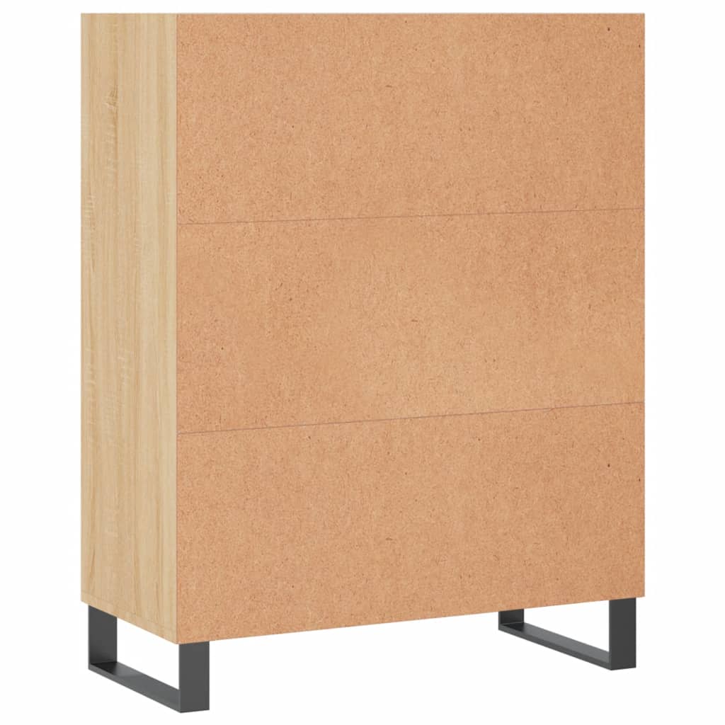 Armoire à étagères chêne sonoma 69,5x32,5x90 cm bois ingénierie