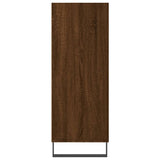 Armoire à étagères chêne marron 69,5x32,5x90 cm bois ingénierie