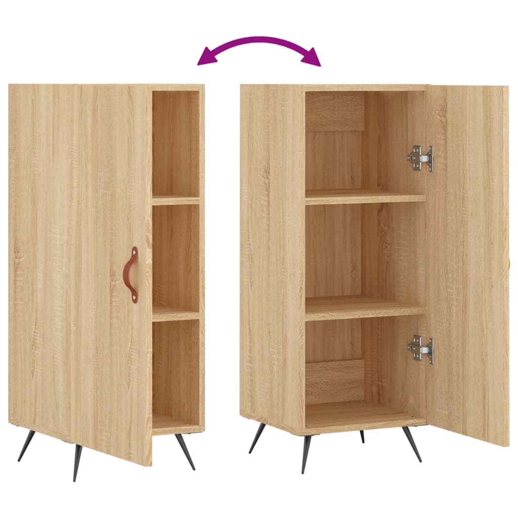 Buffet Chêne sonoma 34,5x34x90 cm Bois d'ingénierie