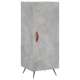 Concrete Grey Sideboard 34.5x34x90 cm Engineered Wood