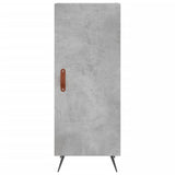 Concrete Grey Sideboard 34.5x34x90 cm Engineered Wood