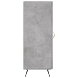 Concrete Grey Sideboard 34.5x34x90 cm Engineered Wood