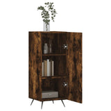 Buffet Chêne fumé 34,5x34x90 cm Bois d'ingénierie