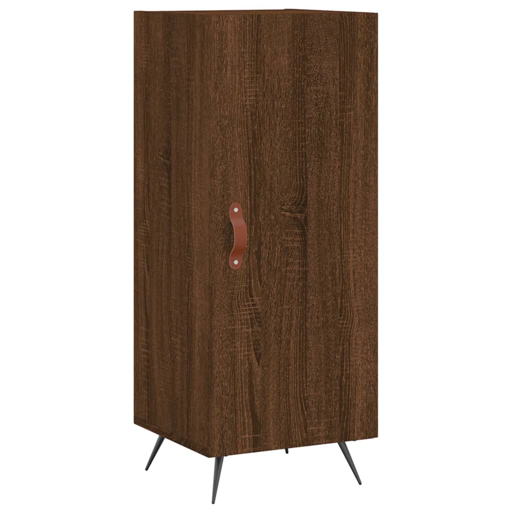 Buffet Chêne marron 34,5x34x90 cm Bois d'ingénierie