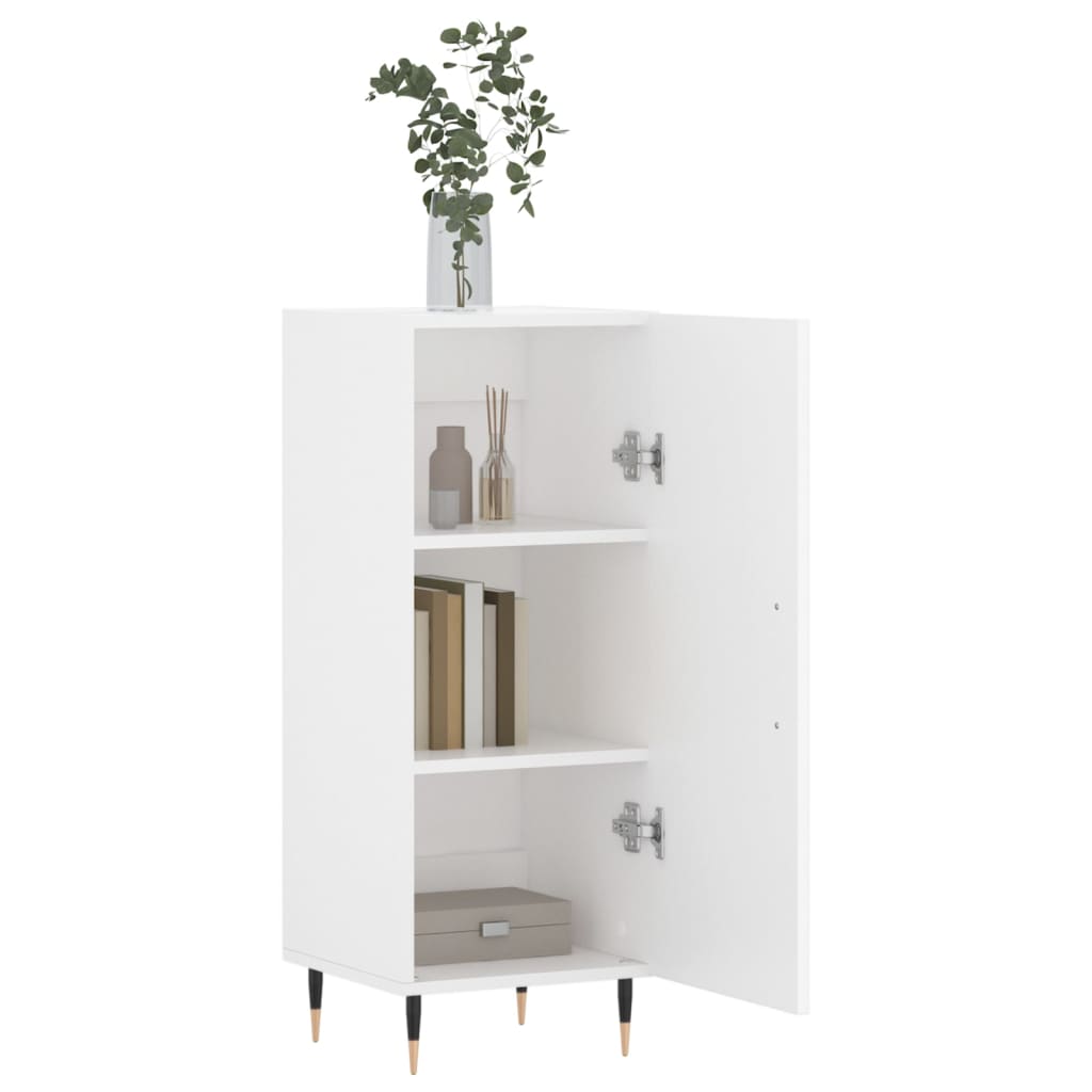 Buffet blanc 34,5x34x90 cm bois d'ingénierie