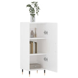 White sideboard 34.5x34x90 cm engineered wood