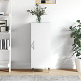 White sideboard 34.5x34x90 cm engineered wood