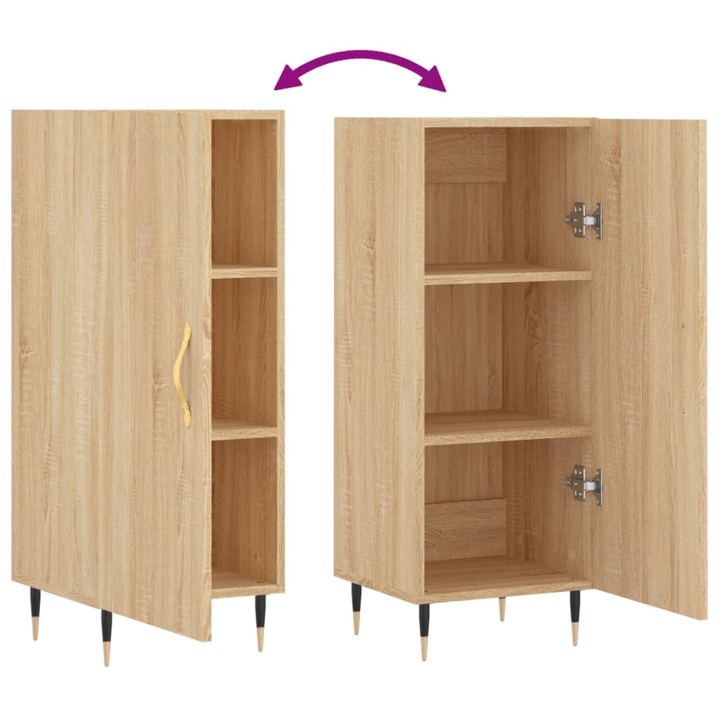 Buffet Chêne sonoma 34,5x34x90 cm Bois d'ingénierie