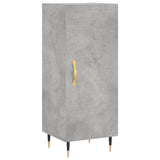 Concrete Grey Sideboard 34.5x34x90 cm Engineered Wood