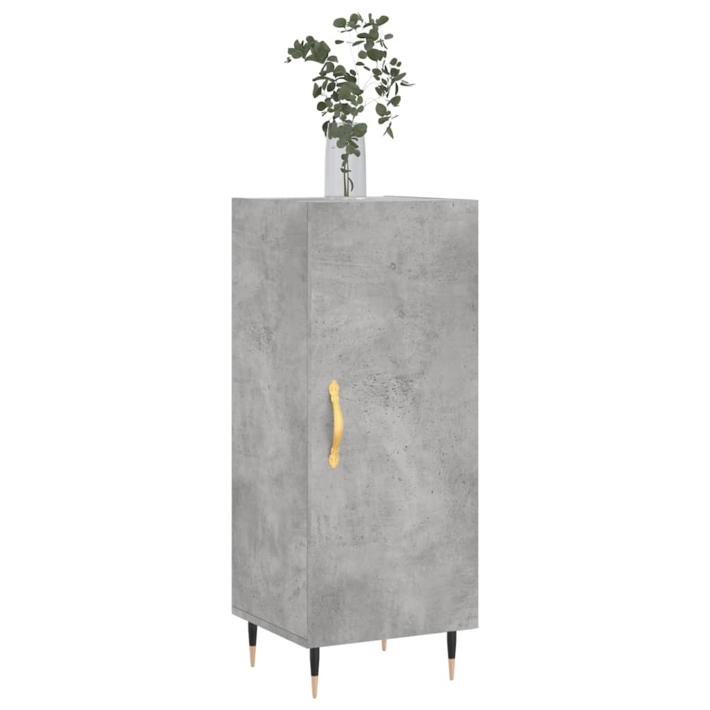 Concrete Grey Sideboard 34.5x34x90 cm Engineered Wood