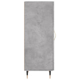 Concrete Grey Sideboard 34.5x34x90 cm Engineered Wood