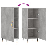 Concrete Grey Sideboard 34.5x34x90 cm Engineered Wood