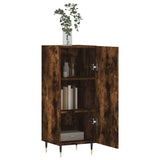 Buffet Chêne fumé 34,5x34x90 cm Bois d'ingénierie