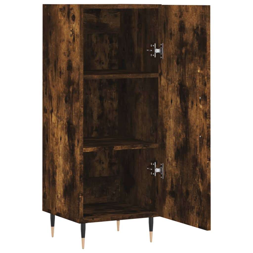 Buffet Chêne fumé 34,5x34x90 cm Bois d'ingénierie