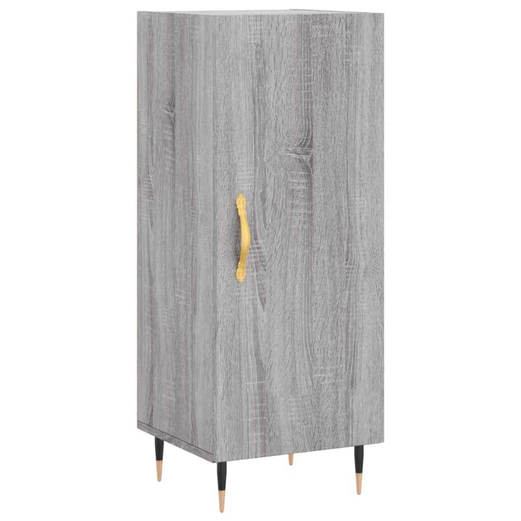 Buffet Sonoma gris 34,5x34x90 cm Bois d'ingénierie